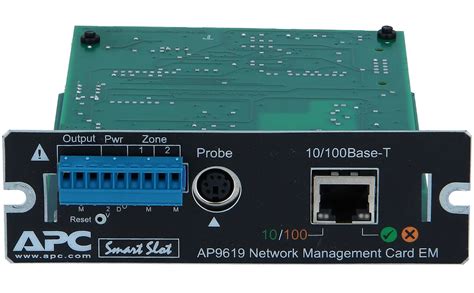 apc smart ups network management card|APC UPS network card setup.